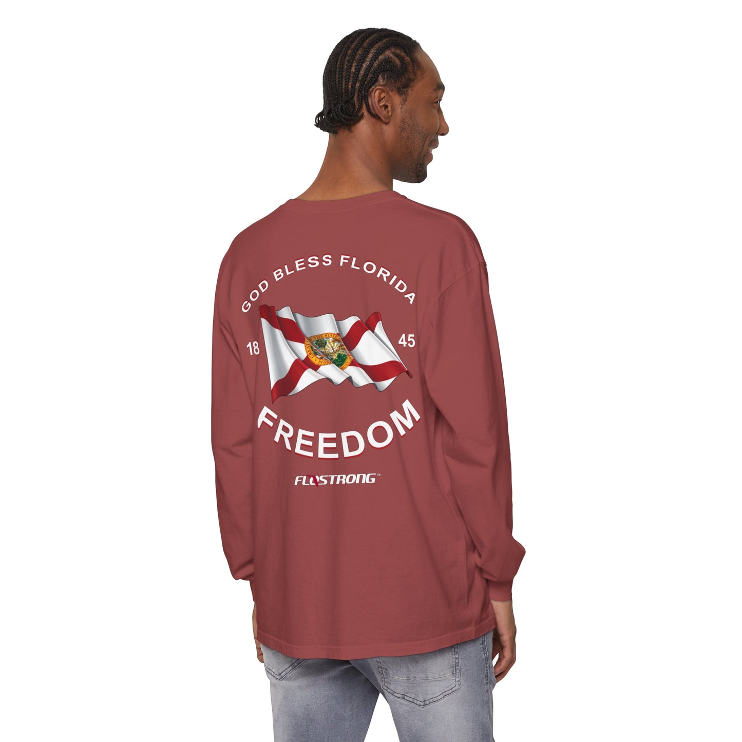 God Bless Florida Freedom Long Sleeve Tee